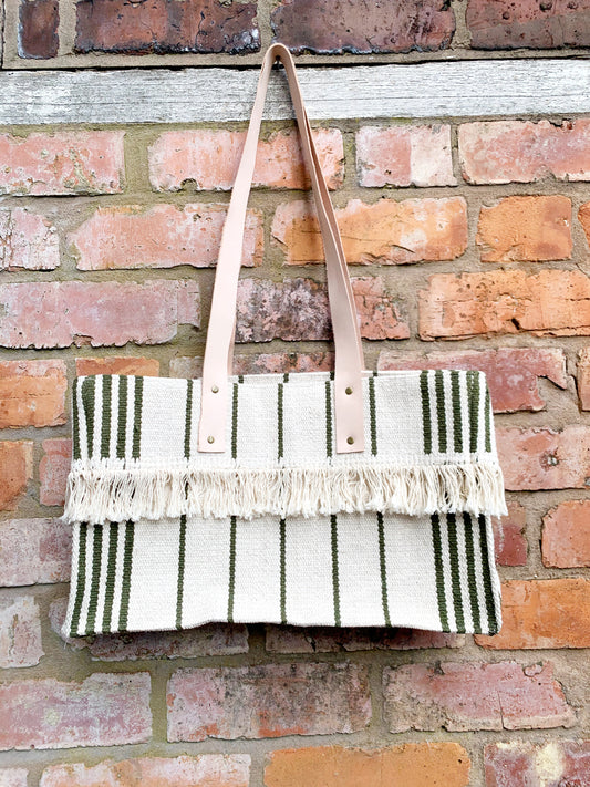 UPCYCLED RUG BEACH BAG