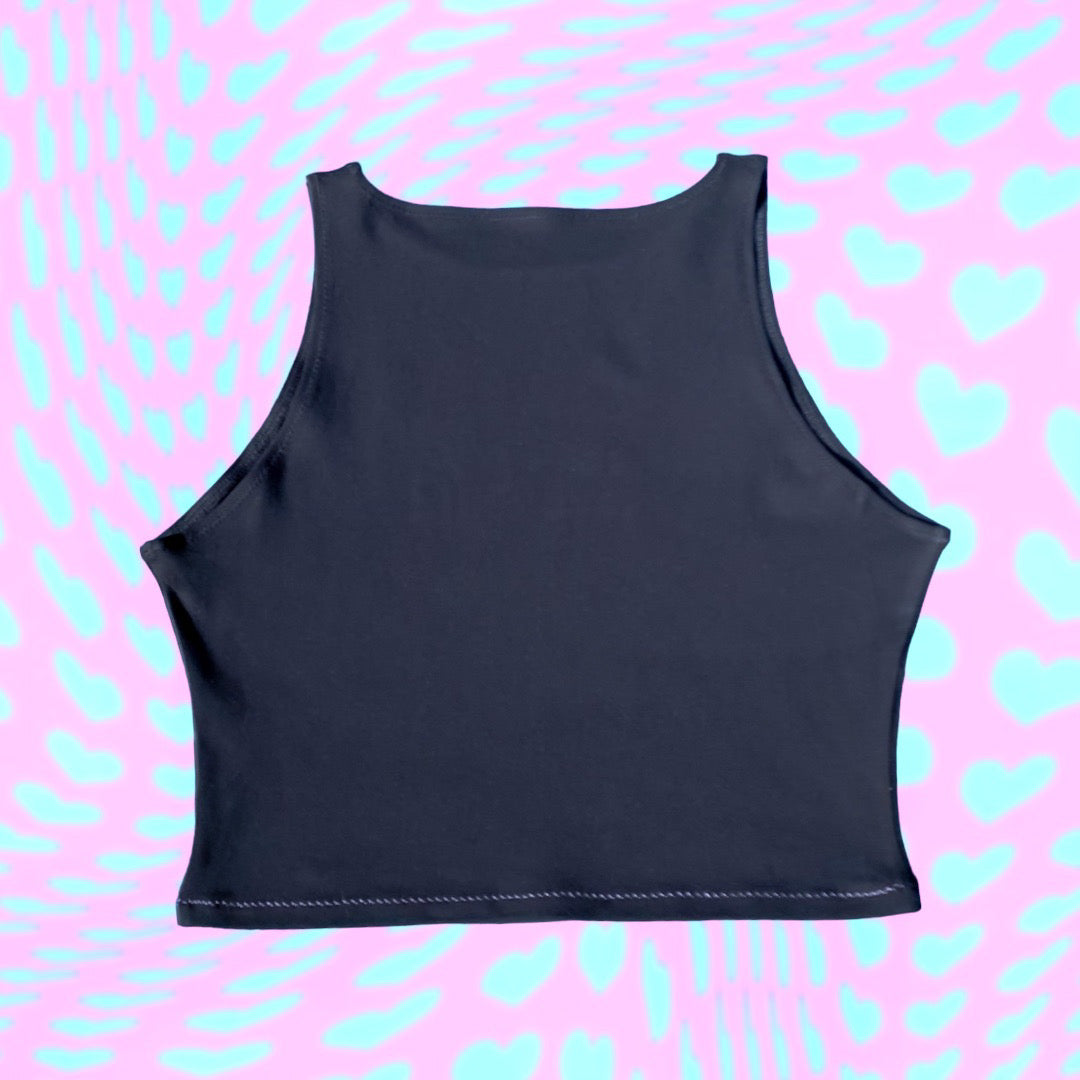 GROOVY LOVE EMBROIDERED TANK TOP