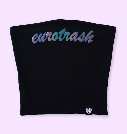 JEAN RAINBOW REFLECTIVE BANDEAU TOP